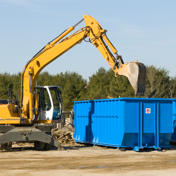 are there any restrictions on where a residential dumpster can be placed in Lakeview North